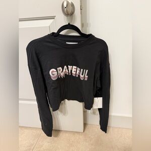 Spiritual Gangster Small Black Grateful Sweatshirt. 🖤⚡️